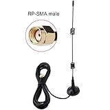 Kecuco HD 7DBi Wireless Security Camera Video Antenna Extension for Lorex/Funlux/XmartO/Re olink/Annke/Zosi/A-Zone/Smonet/Zmodo/Crystal Vision.etc CCTV Security Camera/IP Camera (10ft/ 3m)