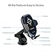 Wireless Car Charger, Maxjoy Qi Fast Charger Car Mount, 10W Wireless Car Charger Infrared Sensor Phone Holder Compatible for iPhone Xs Max/XR/X/8/8 Plus Samsung Galaxy S9 S9 Plus S8 Plus Note 8 5