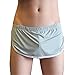 JnZeBly Men Funny Sexy Split Skirt Arpon Design Thong G-Strings Panties Grey M
