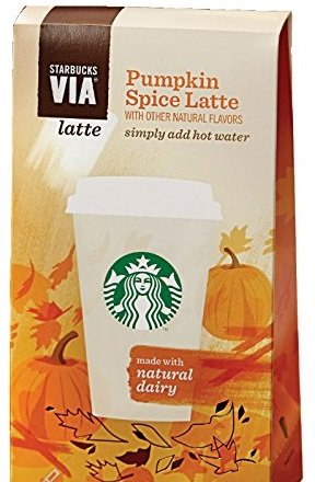 Starbucks Via Pumpkin Spice Latte - 4 Count (Pack of 2)
