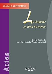 Le  singulier en droit du travail