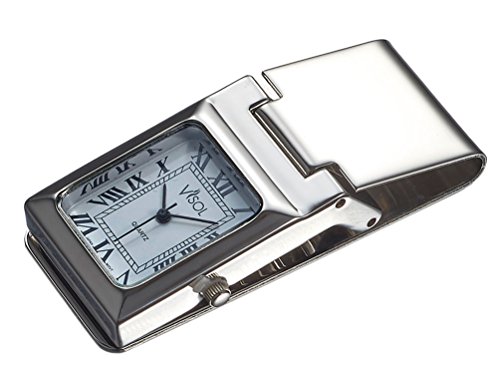 Visol Tyler White Dial Watch Money Clip