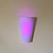 It's Exciting Lighting IEL-3000 Color Changing Wall Sconce with Remote, Multicolor