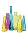 Gardener's Supply Company Glass Bottle Tree Bottles Pastel, Set of 6