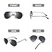 MT.MIT Classic Aviator Polarized Metal Frame Sunglasses 100% UV Protection