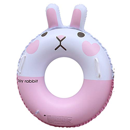 Seipe Children Inflatable Cartoon Bunny Pool Float Summer Water Beach Pool Toys (Large Size)