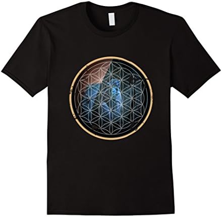 Mens Monkey Yantra Hindu Geometric Pattern Spiritual T Shirt 2XL Black