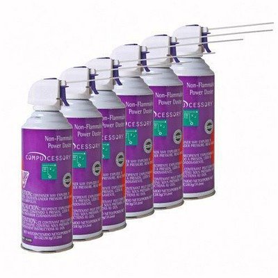 Compucessory CCS24310 Power Duster Plus- Nonflammable- 10 oz. Can- 6-PK