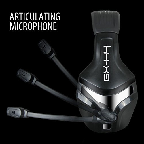 Enhance GXH4 Computer Gaming Headset with Microphone Braided Cable