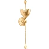 Corbett Lighting Antalya - 12W 1 LED Wall Sconce-23.25 Inches Tall and 5 Inches Wide-Vintage Gold Leaf Finish