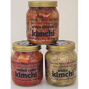 3 x Verschillende potten (315g) Kimchi-bundel €15 + Gratis levering (Kimchi, Wit & Radijs) Niet Veganistisch