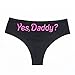 Hoter Women Yes Daddy Sexy Panties Letter Print Underwear Knicker 4 Colors S-XL