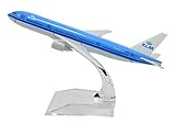 TANG DYNASTY(TM) 1:400 16cm Boeing B777 KLM Metal Airplane Model Plane Toy Plane Model