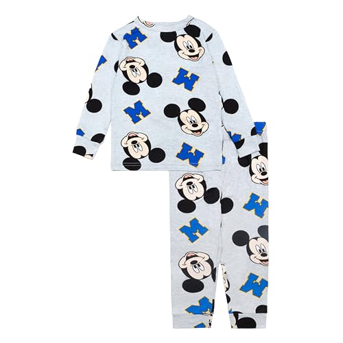 Disney Boys' 4-Piece Snug-fit Viscose Pajama Set, Soft & Cute for Kids