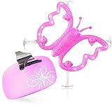 Mini Drone for Kids and Beginners - Monarch Flame Hand Motion Controlled Drone Quadcopter Flying Toys, LED Butterfly Drones for Girls or Boys (Pink)