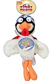 Hartz Stunt Pilots Plush Slingshot Chicken Dog Toy