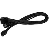 Silverstone Tek Sleeved Extension Power Supply Cable with 1 x 8-Pin to EPS12V 8-Pin Connector (PP07-EPS8B)