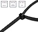 Extra Heavy Duty Zip Ties 26 Inch Long - 200 Lbs Strong UV Black Nylon Large Cable Wraps 50 Pack