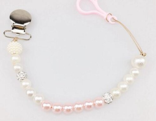 Baby Nursing Accessories Metal Pacifier Clip Plastic Clip Bead Bead Full Drill Ball Crafts Nursing Pendant