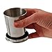 Emergency Zone Collapsible Camping Cup, Food Grade Stainless Steel. 4oz. Single Pack
