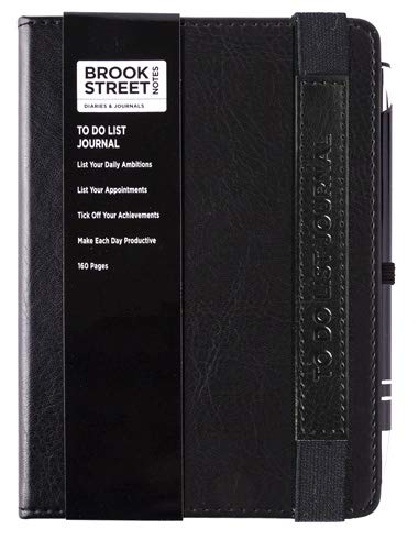 Brook Street Notes A6 To-do List A6 Notebook - Black