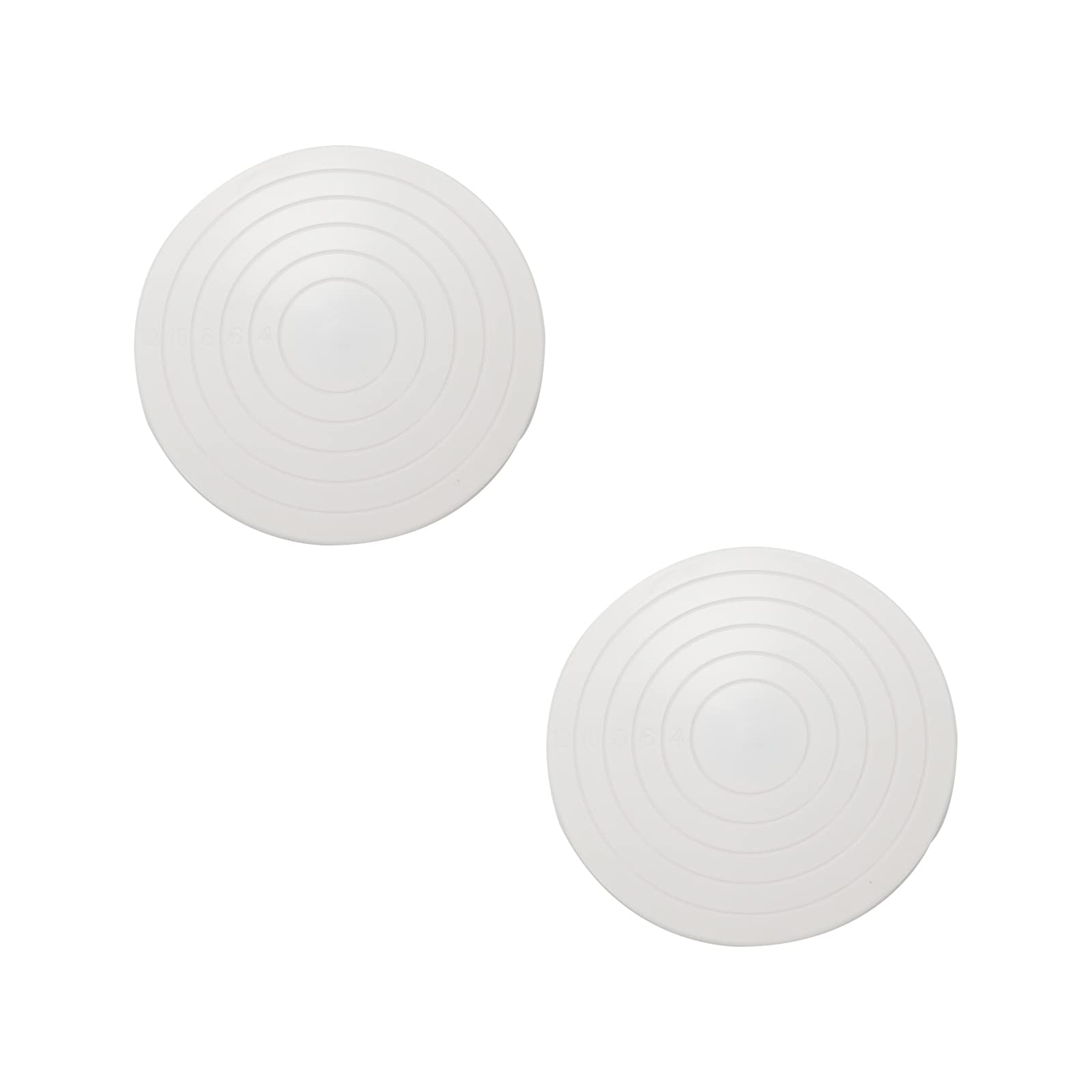 Photo 1 of Tsnamay 2Pcs Cake Decorating Turntable,5.5inch Rotating Cake Turntable, Turns Smoothly Revolving Cake Stand Cake Decorating Baking Tools Accessories Supplies for Cookies Cupcake,White