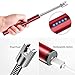 Candle Lighter, USB Lighter with LED Rechargeable Battery,Electric Lighter Long Flexible Neck for Candles,Camping,Cooking BBQs Fireworks(Red)thumb 1