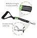 Roysili Adjustable Length Short Dog Leash Padded Handle Leash for Medium Large Dogs, Traffic Lead Leash Handle Great for Dogs Training and Running (14.5-18.5 Inch, Black)