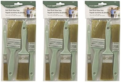 Set of 12 Project Partners Paint Brushes in 4 Different Sizes