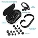 JLab Audio Epic Air True Wireless Bluetooth 4.1 Sport Earbuds | with Mic & Charging Case | Noise Isolation | 36 Hours Playtime | IP55 Sweat Resistant | Black