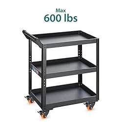 HOLKIE 2 inch Plate Casters with Safety Brake, 360