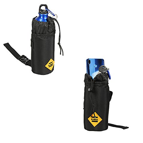 JUNPENG Bike Water Bottle Holder Insulated Stem Bag Frame & Handlebar