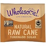 Wholesome Sweeteners Organic Turbinado Raw Cane Sugar Packets, 500 Count, 1 Case