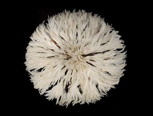 Juju Feather Headdress Bamileke Cameroon Africa White