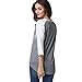 Fedi Apparel Womens 3/4 Sleeve Crew Neck Blouse Loose Tee Shirt Tops Letter Print Tee, Gray, Large