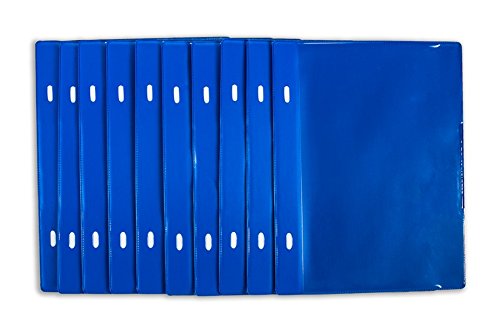 Pockets TAS. BL. A5q MG Magnetic Clear Pocket A5 Blue (Pack of 20)