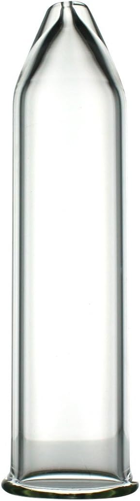 Extraction Proz 50-EXT-20 Glass Extractor Extraction Filter Tube 20" Long 50mm Diameter Clear with Stainless Steel Clamp
