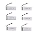 YouCute 6PCS 900mah Upgrade Battery and 1to6 Charger for JJRC H37 EACHINE E50 E50S Rc Quadcopter Drone Spare Parts(6PCS 900mAh Batteries +Charger)
