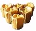 Valentine's Day Flameless Candles Battery Operated Candles with Timer,Set of 6, Frosted Flickering,1.5 x 1 x 1 inches