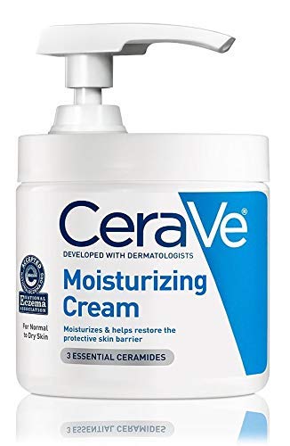 cerave moisturizing cream 19 oz daily face and body moisturizer for dry skin
