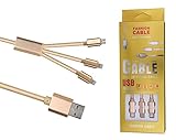 Einfac 3 in1 3FT Tangle Free Lightning Micro USB Nylon Braided Charging Charger Cable Connector for iPhone 6s,6s Plus,6,6 Plus,iPad/iPod and Most Android Smart Phones and Tablets