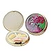 EZY DOSE Fashion Daily Round, Portable On-The-Go Pocket Pharmacy, Pill Box, Organizer and Vitamin Containers, Snap Shut Lids, Perfect For Traveling, Color May Vary, BPA Free