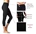FIRM ABS Women's Yoga Capris Tummy Control Running Yoga Workout Leggings Pants Hidden Pocket