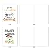 The Best Card Company - Variety Pack of 10 Assorted Blank All Occasions Notecards Box Set 4 x 5.12 Inch w/Envelopes Thank You, Men, Women (10 Designs, 1 Each) - Words of Appreciation M10019BK