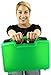 Life Made Better Toy Storage Organizer - Fits 6 Interactive Baby Monkeys - Durable Carrying Case- Green