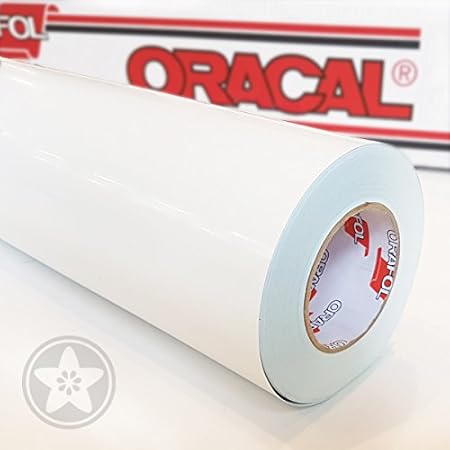 hauptsachebeklebt Oracal 621 Folie 010 Weiß Klebefolie - 5m x 61,5cm - Orafol - Möbelfolie - Plotterfolie- Selbstklebend