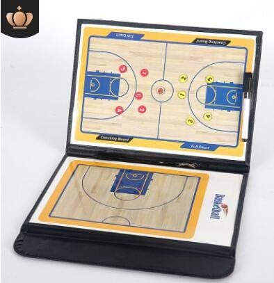 Rehomy Basketball Tactical ClipBoard, Double Sided Magnetic Coach Training Board with Water-Base Pen and Eraser