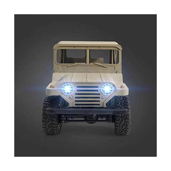 wangch RC Buggy 4WD Fernbedienung LKW 1:10 Mini Military Fernbedienung Offroad Fahrzeug, 2,4g Hochgeschwindigkeits…
