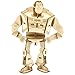 Disney Pixar: Toy Story Buzz Lightyear Book and 3D Wood Model Figure Kit - Build, Paint and Collect Your Own Wooden Movie Model - Great for Kids and Adults, 8+ - 4 3/4