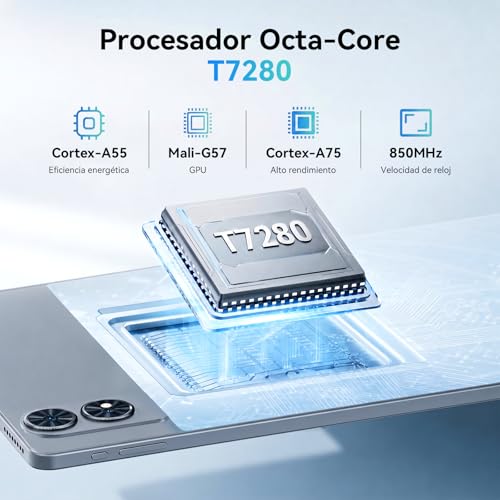 TABWEE Tablet 12 Inch with Keyboard and Pencil, 48GB+256GB, 10000mAh | Gaming Tablet, 1600 x 2400 FHD+, Widevine L1, 16 MP+8 MP, Gemini AI, Face ID, Tablet with Sim Card (4 Year Warranty)